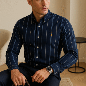 Ralph Lauren Shirt - Navy Stripes