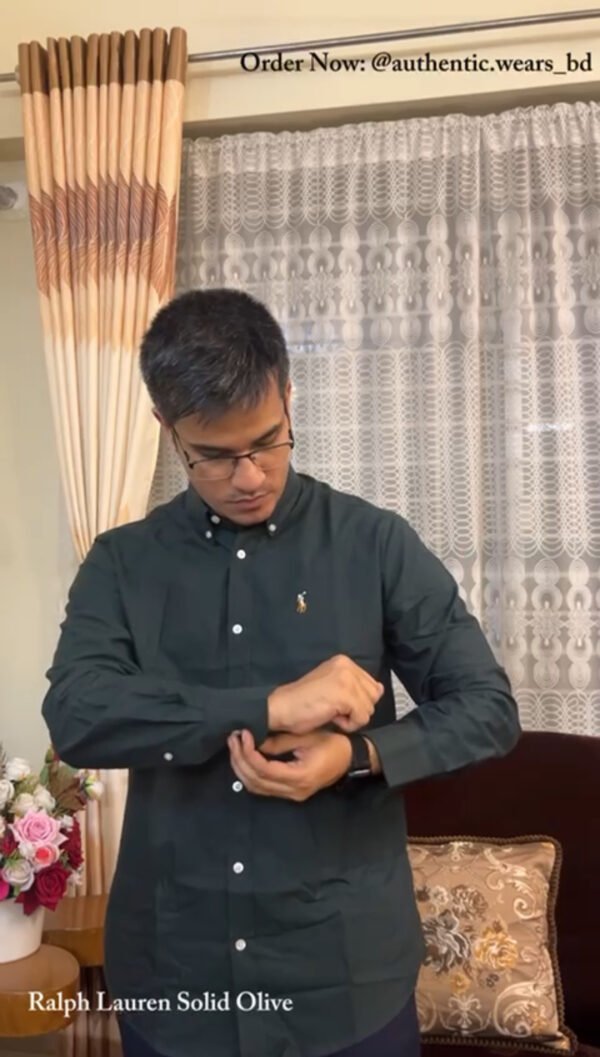 Ralph Lauren Shirt - Olive Colour - Image 2