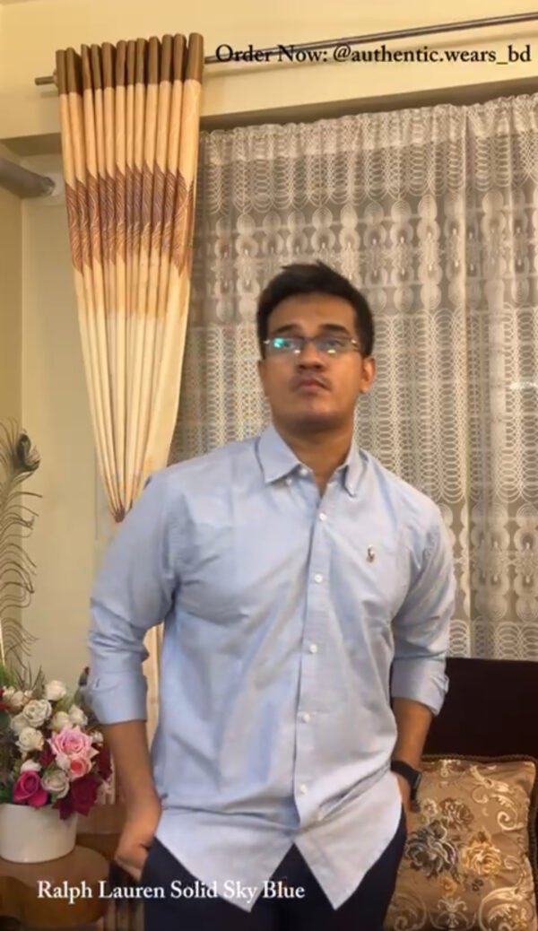 Ralph Lauren Shirt - Sky Blue Colour - Image 2