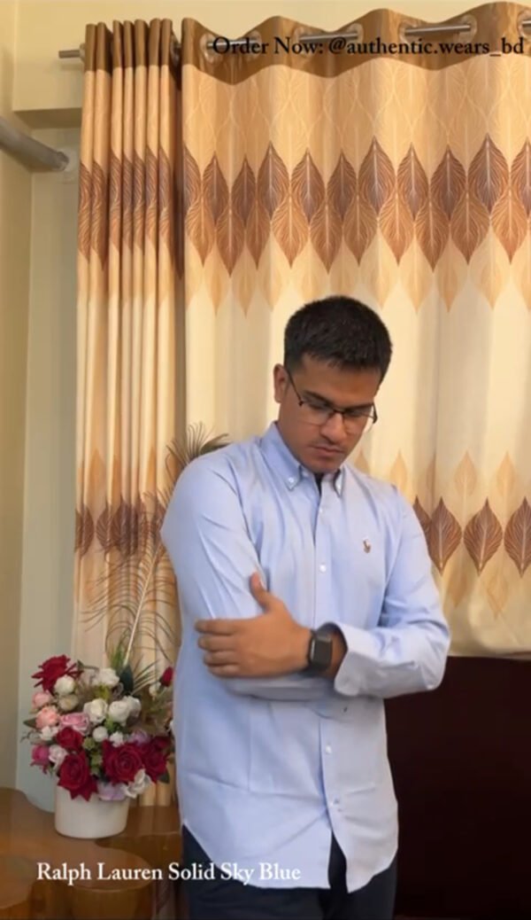 Ralph Lauren Shirt - Sky Blue Colour - Image 2